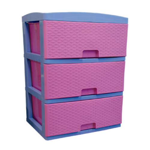 Practimueble Rattan Grande 3 Niveles Colplast