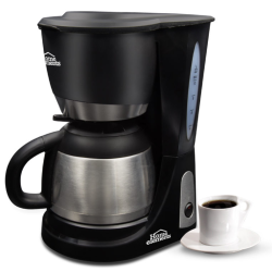 Cafetera Eléctrica 10 tz. Jarro en Acero Home Elements Cafetera Eléctrica 10 tz. Jarro en Acero Home Elements