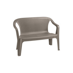 Silla Eterna Apariencia Rattan Doble Mocca